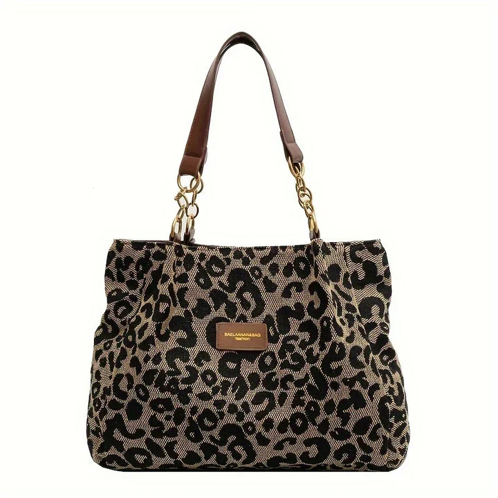 Leonora - Tote Con Charm Leopardato