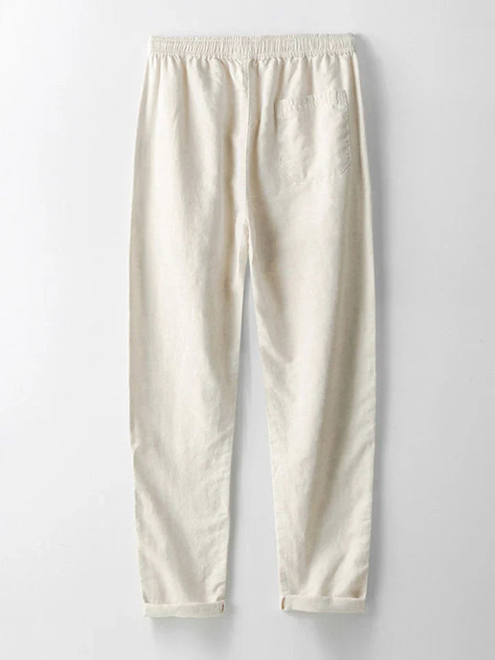 Booker - Camicia In Misto Lino Con Pantaloni Dritti