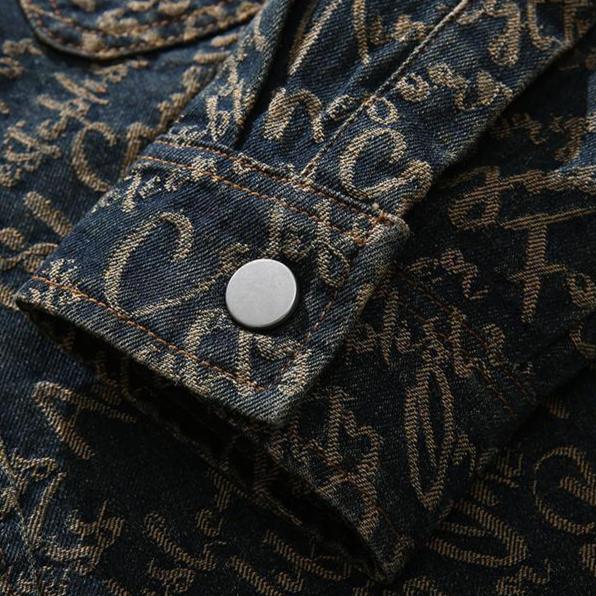 Godfrey - Giacca in denim Scripture