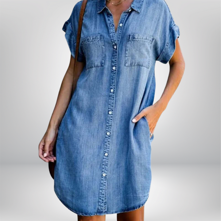 Agata - Abito Casual in Denim