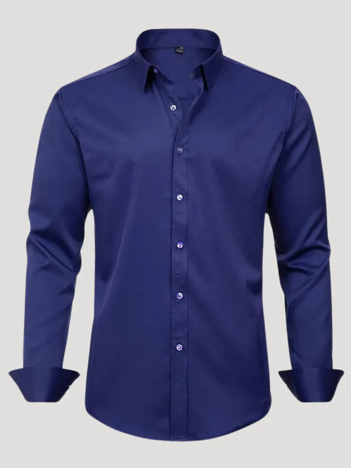 Bordon - Camicia Elasticizzata Non Stirabile Con Bottoni