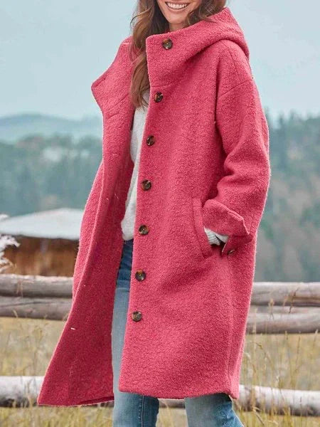 Battina - Cappotto a Maniche Lunghe Con Bottoni