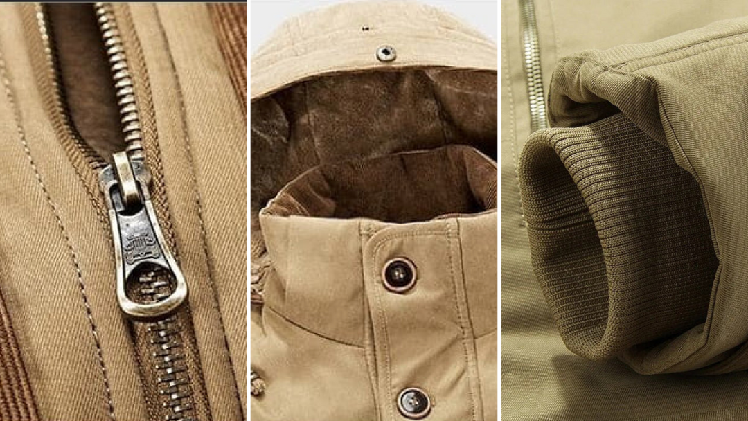 Aziel - Giacca Invernale Imbottita Con Tasche Multiplo
