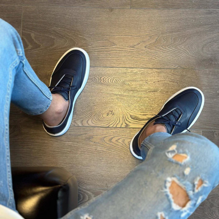 Corentin - Suola Spessa Pelle Scarpe Da Ginnastica