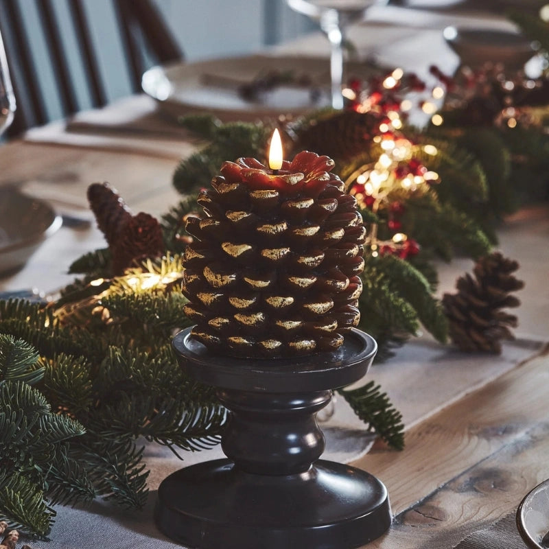 ForestFlame - Candela Senza Fiamma Mood Pine Cone