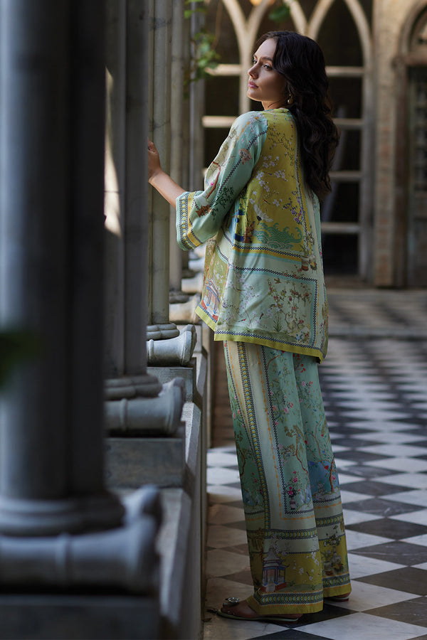 Paulette - Pantaloni Fiori Fusion Con Tocco Di Classe Settati