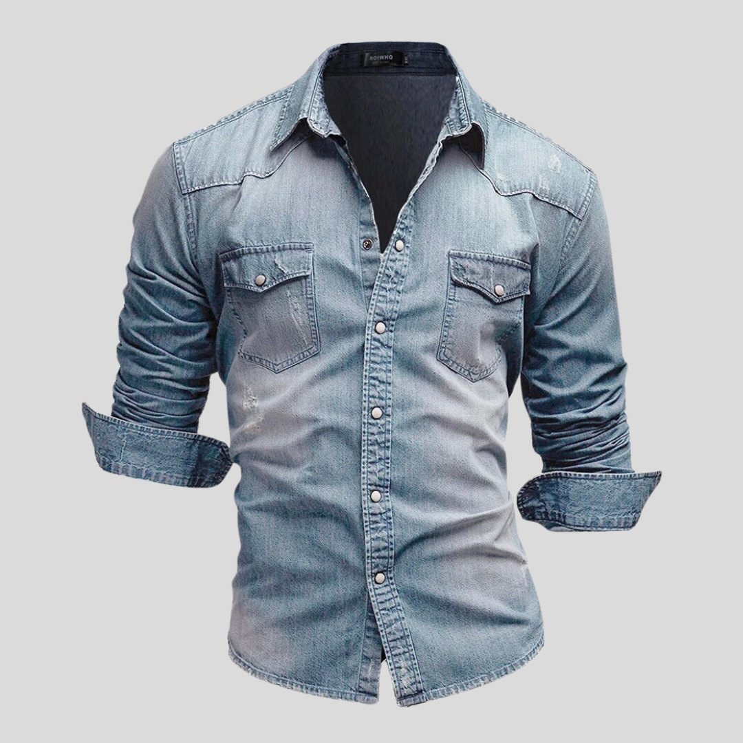 Macewan - Camicia In Denimo Elegante