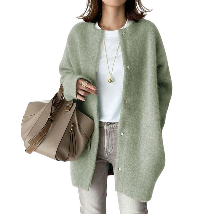 Genevia - Elegante Cardigan Lavorato a Maglia
