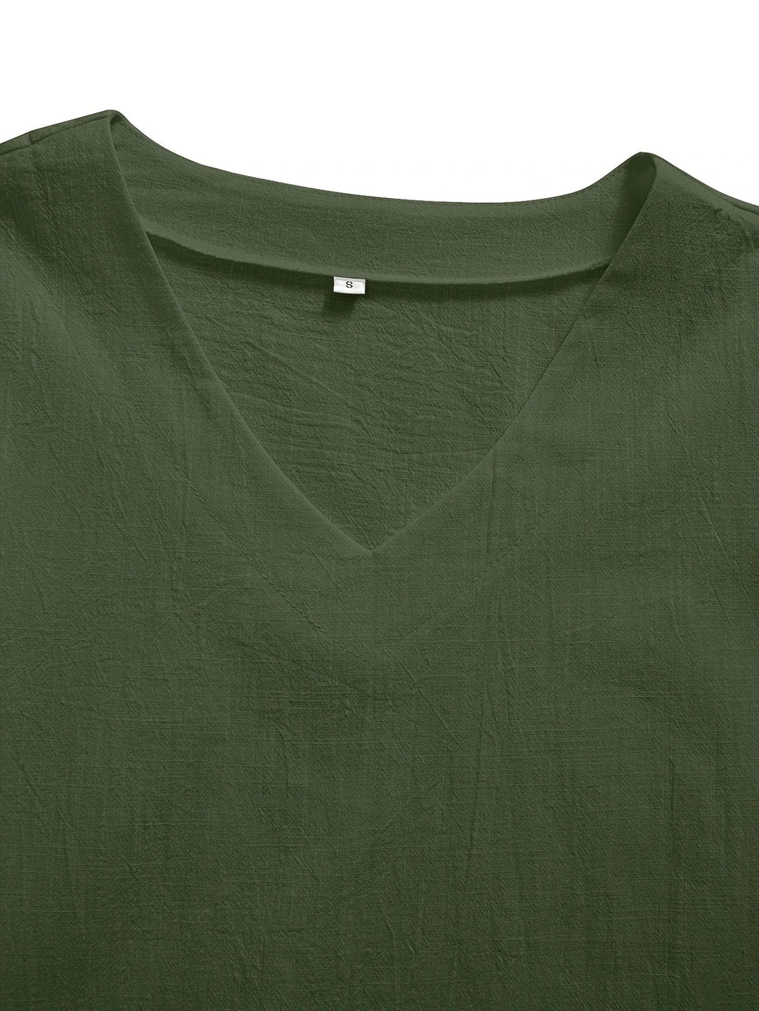 Mattea - Casual Vestibilità Ampia Top Con Scollo a V