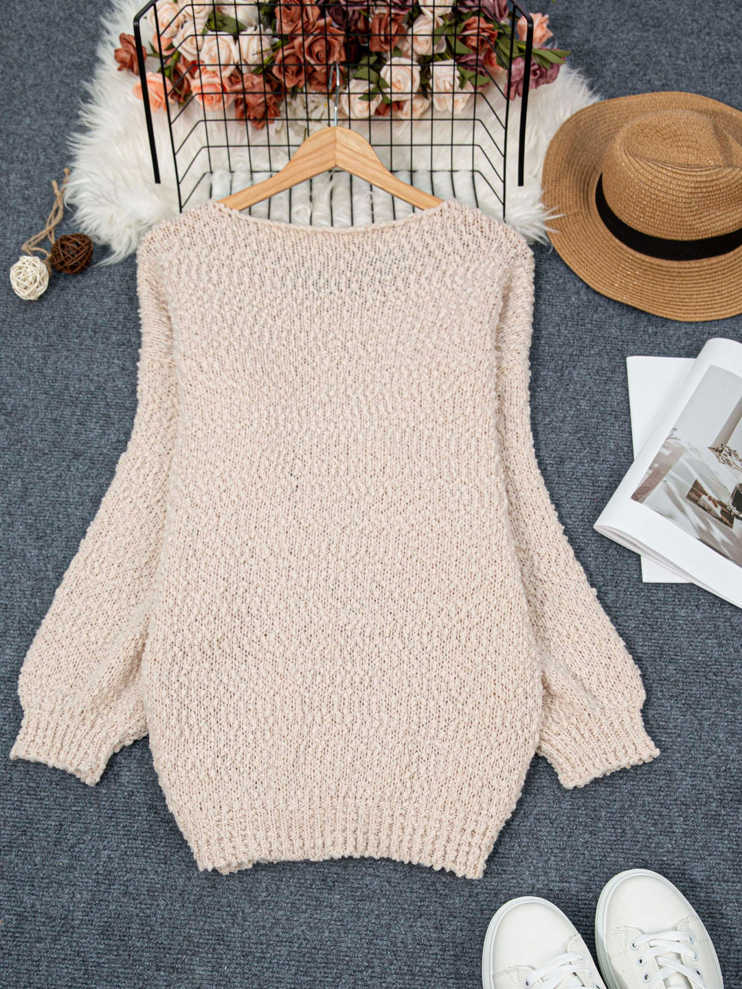 Jeannette - Maglione Maniche Lunghe Con Collo Rotondo