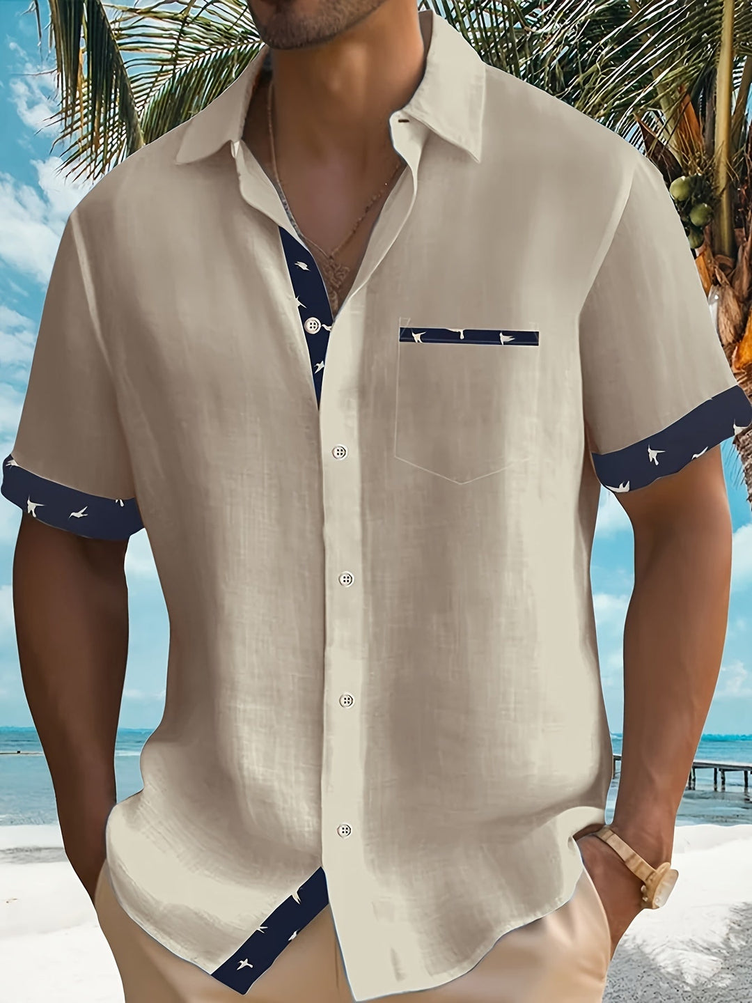 Julio - Camicia Elegante A Maniche Corte