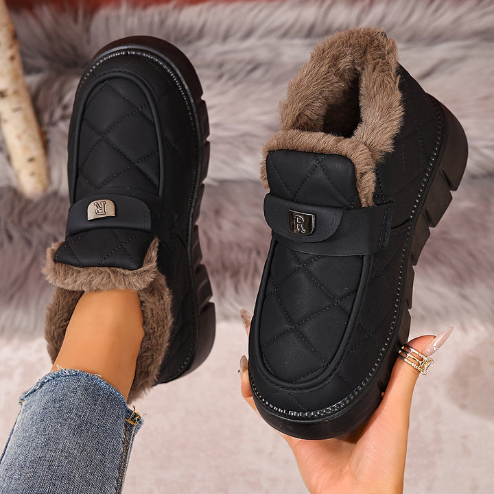 Karryna - Scarpe con Tomaia Trapuntata e Fodera Morbida