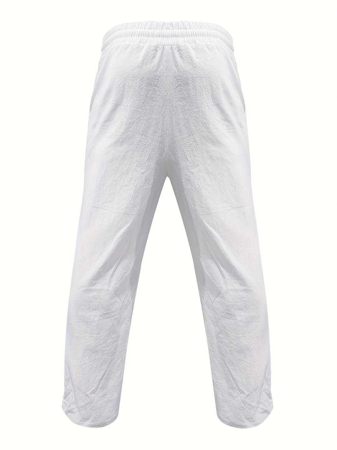 Beslan - Elegante Pantalone A Gamba Dritta Con Bottoni Dorati