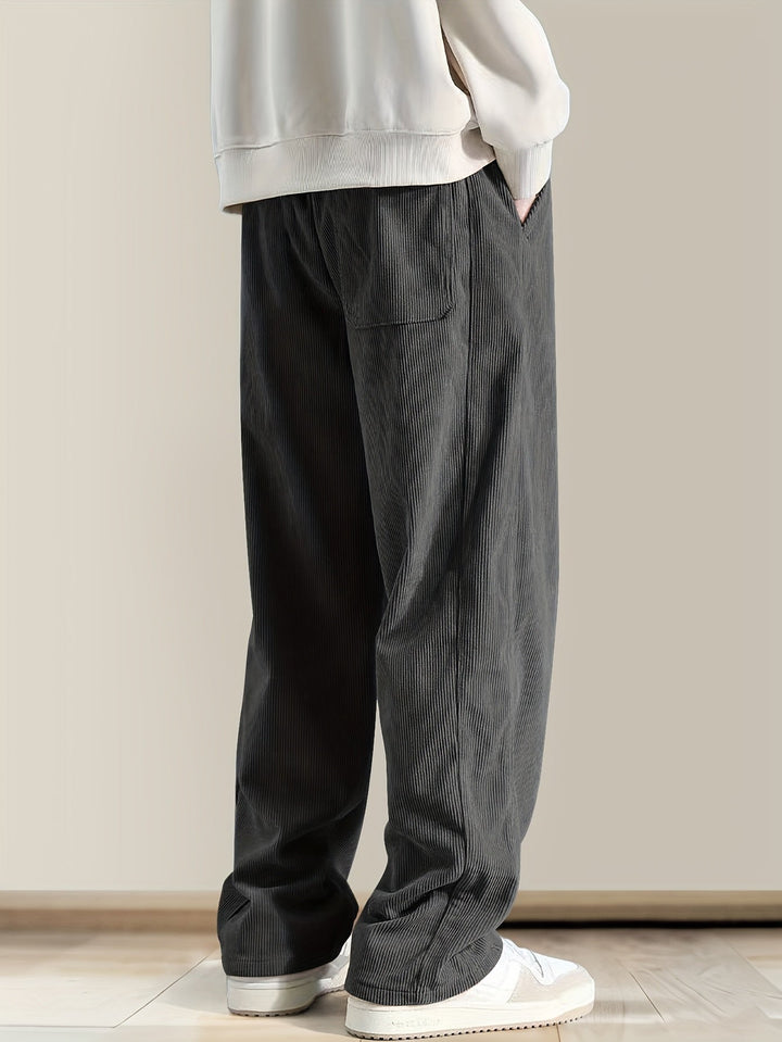 Ellyson - Pantaloni In Velluto a Coste Con Coulisse In Vita