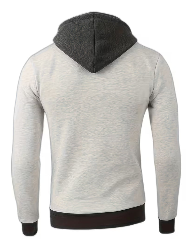 Griffiths - Felpa con Cappuccio,Maniche Lunghe e zip a un Quarto
