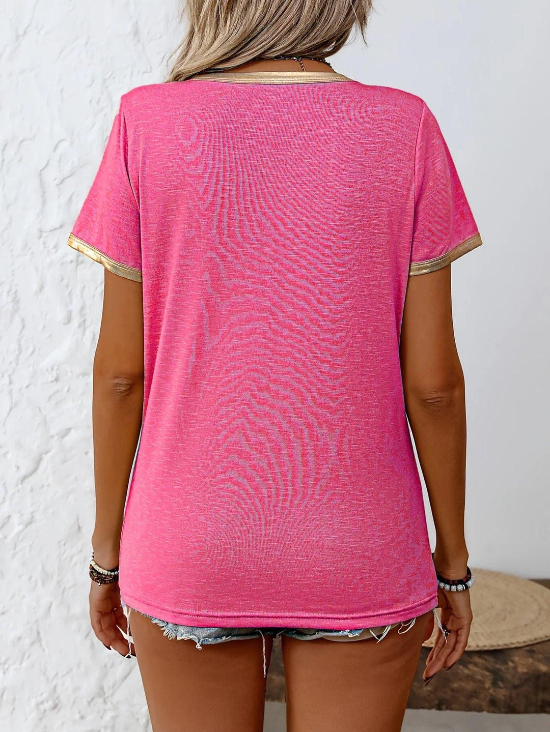 Krissy - T-Camicia Casuale Girocollo