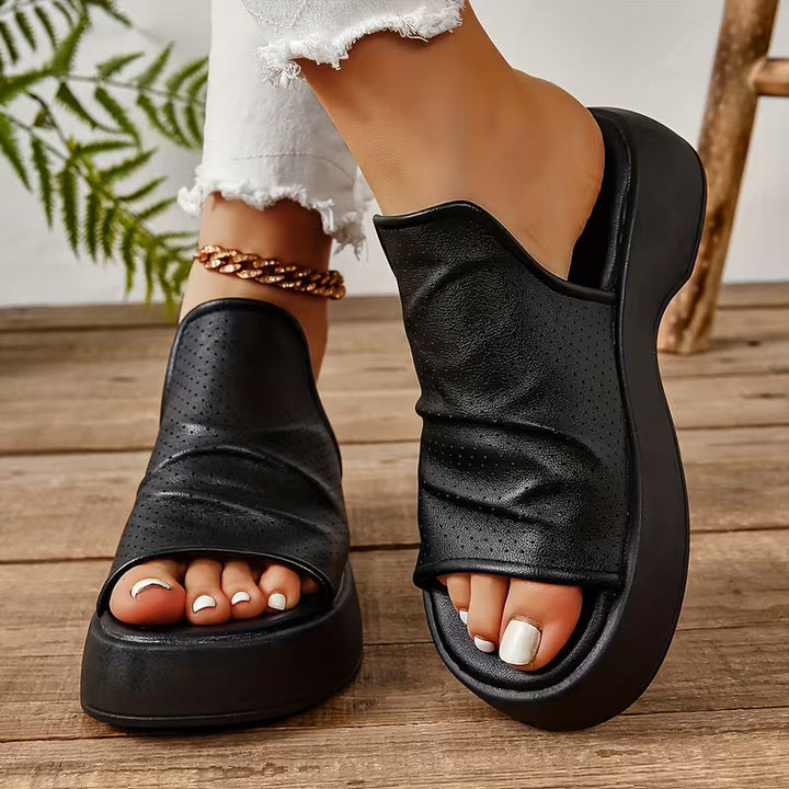 Sofya - Pantofole Con Plateau