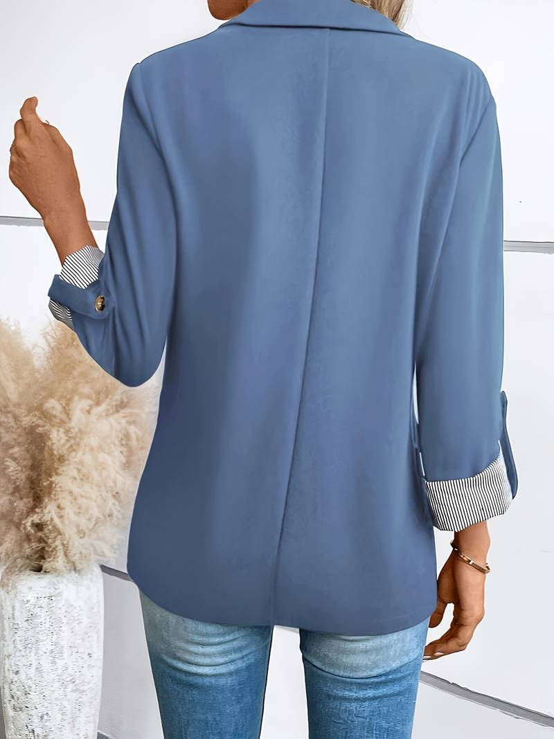 Galiah - Elegante Blazer Doppiopetto Con Collo Con Revers