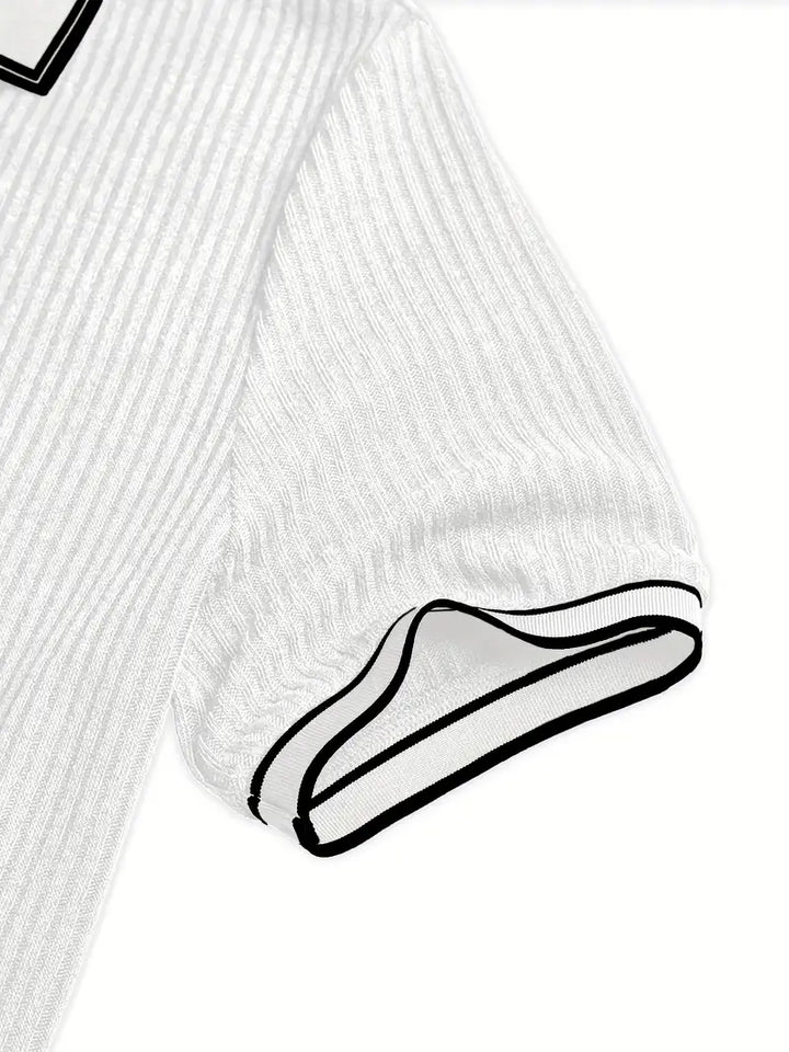 Orestis - Elegante Polo A Maniche Corte