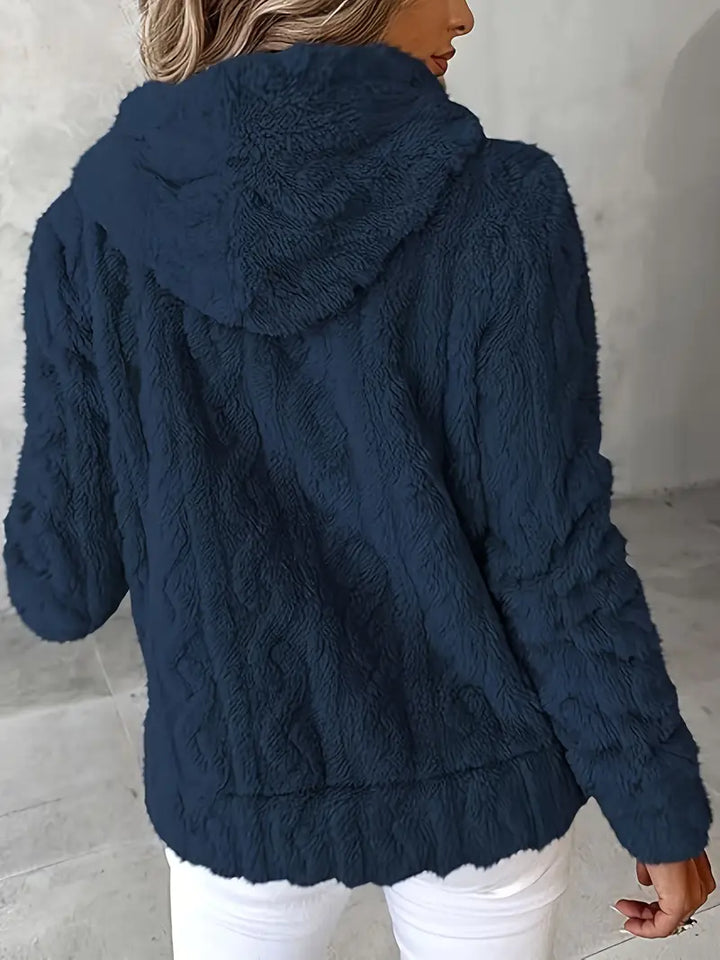 Ganka - Felpa Con Cappuccio e Zip a Maniche Lunghe