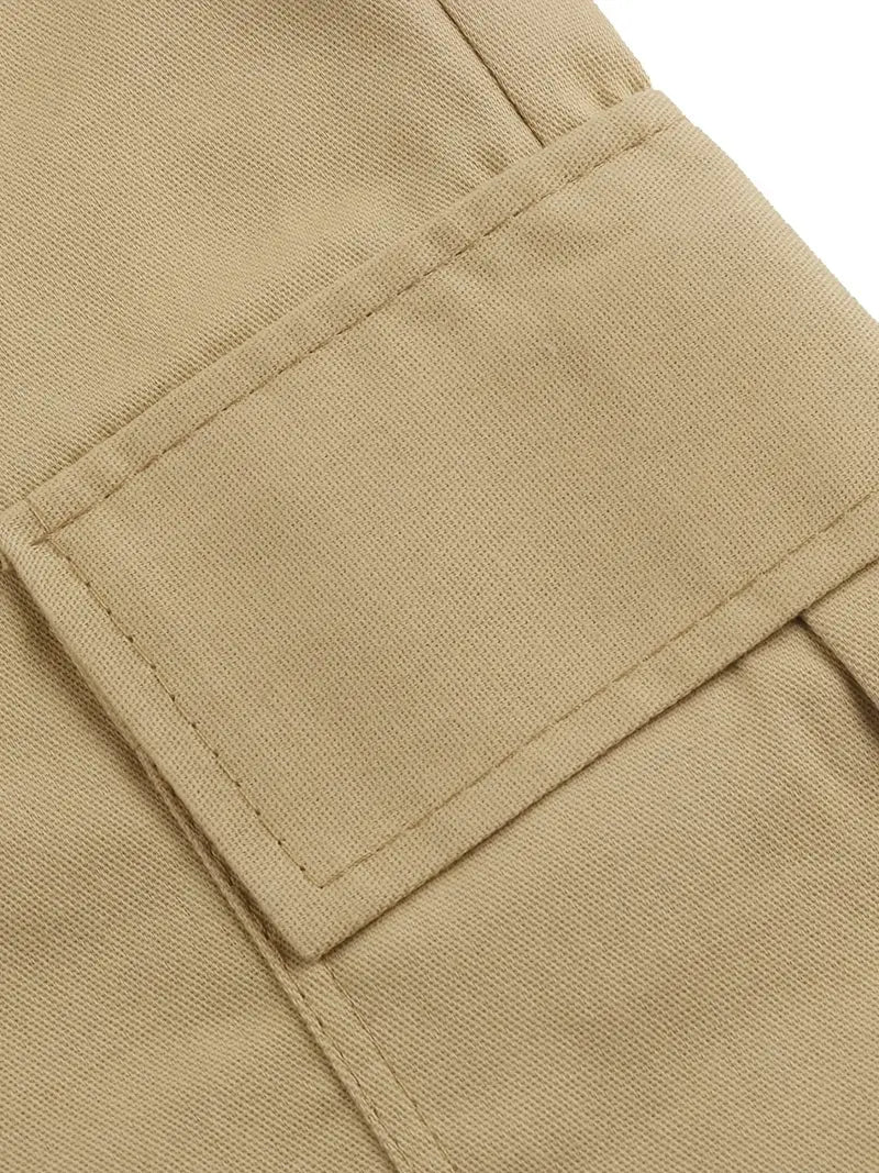 Jelte - Pantaloncini Cargo Casual Non Elasticizzati Con Coulisse