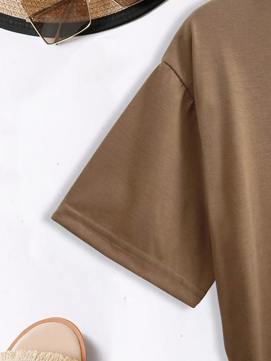 Larson - Casual Manica Corta Maglietta Con Stampa Cuore