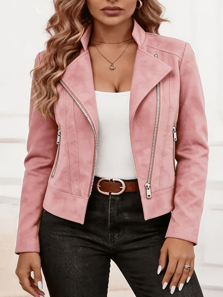Amina - Long Sleeve Zip-Up Jacket