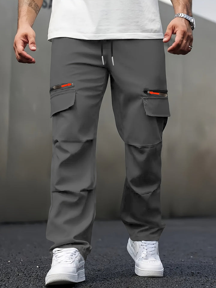 Mihai - Pantaloni Cargo Casual Con Tasche Multiplu