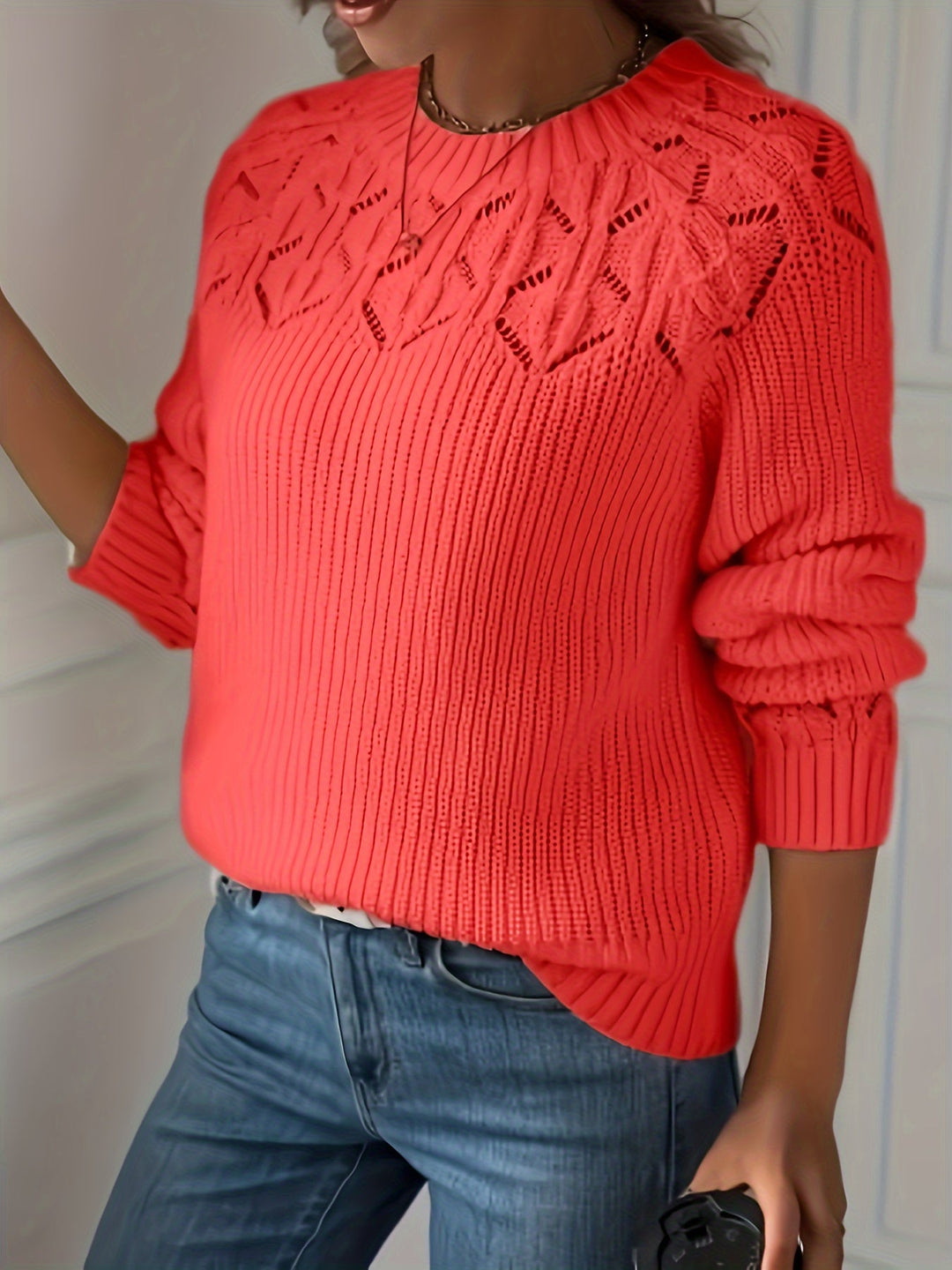 Nasia - Elegante Maglione A maniche lunghe