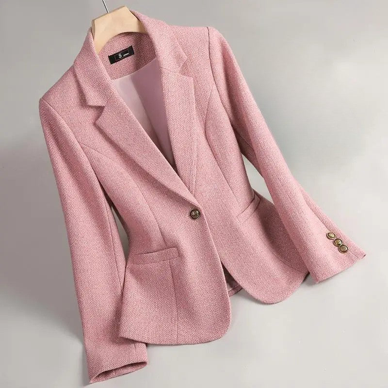 Cesira - Blazer In Tweed A Spina Di Pesce