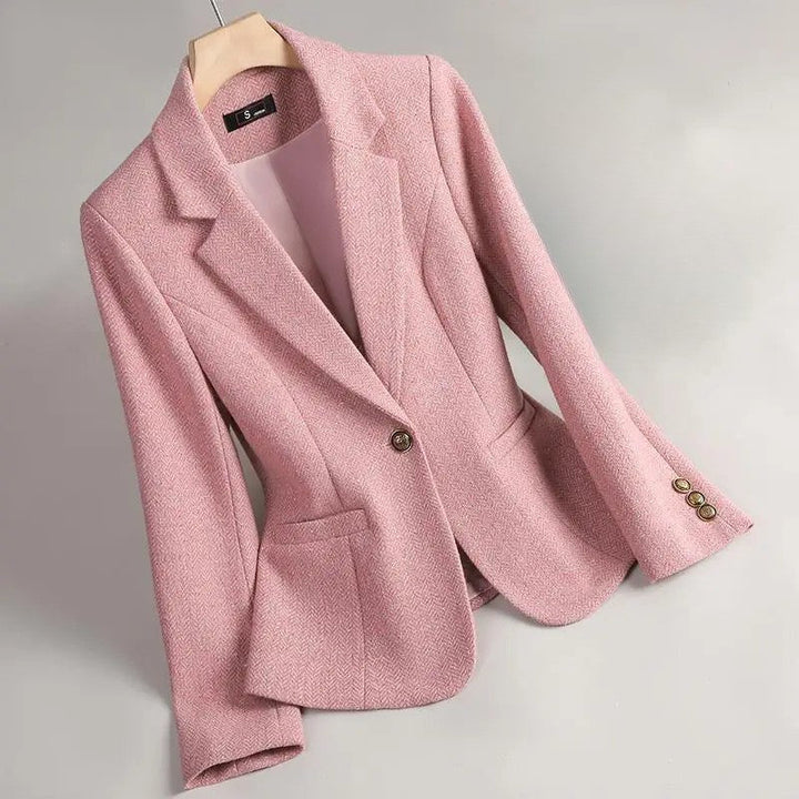 Cesira - Blazer In Tweed A Spina Di Pesce
