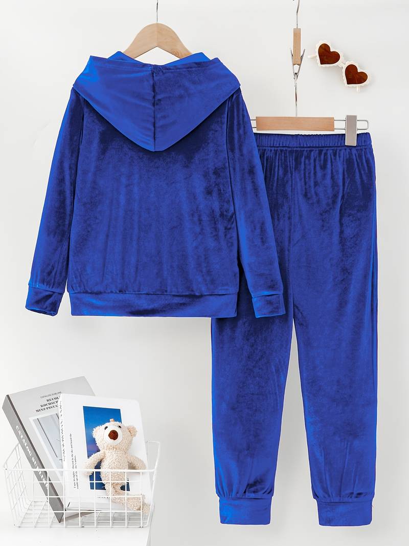 Tiferet - Elegante Set Composto da Felpa Con Cappuccio e Pantaloni
