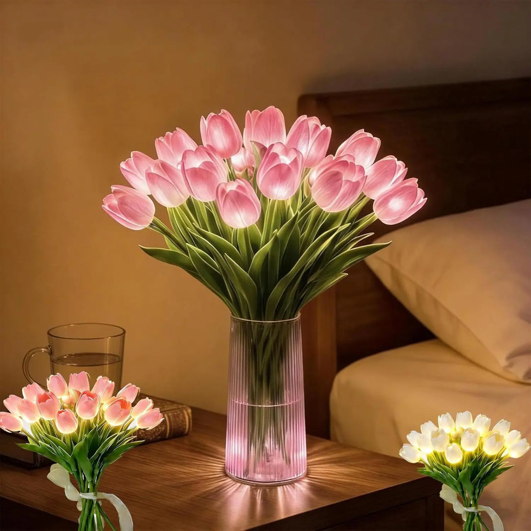 Petaluxe - Elegante Lampada a LED a Forma Di Vaso Di Fiori Per Un Arredamento Accogliente