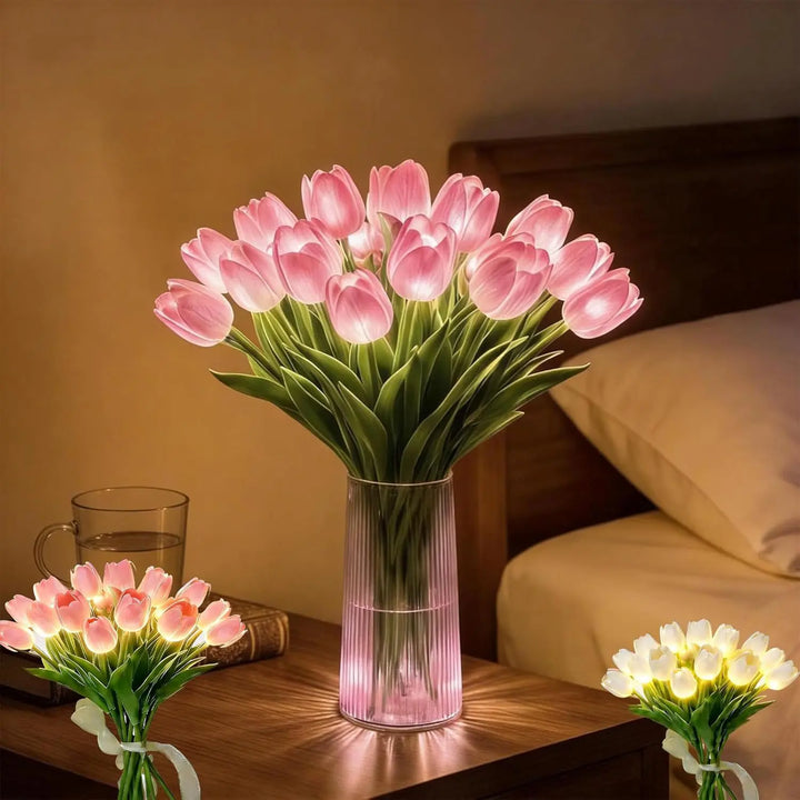 Petaluxe - Elegante Lampada a LED a Forma Di Vaso Di Fiori Per Un Arredamento Accogliente