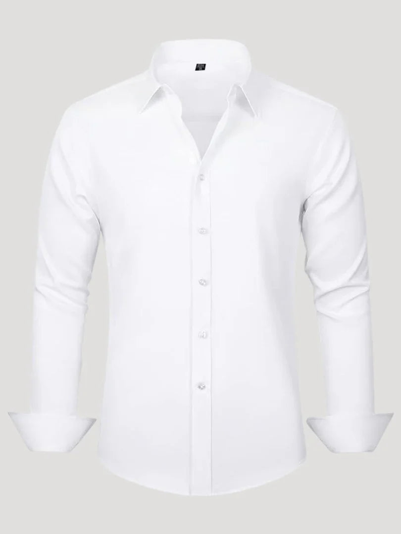 Bordon - Camicia Elasticizzata Non Stirabile Con Bottoni