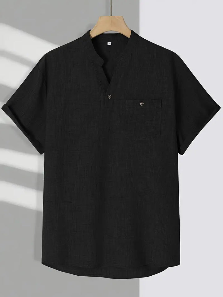Kieth - Camicia a Maniche Corte Con Tasca Frontale