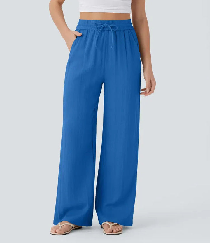 Zafeiria - Pantaloni Di Lino Eleganti
