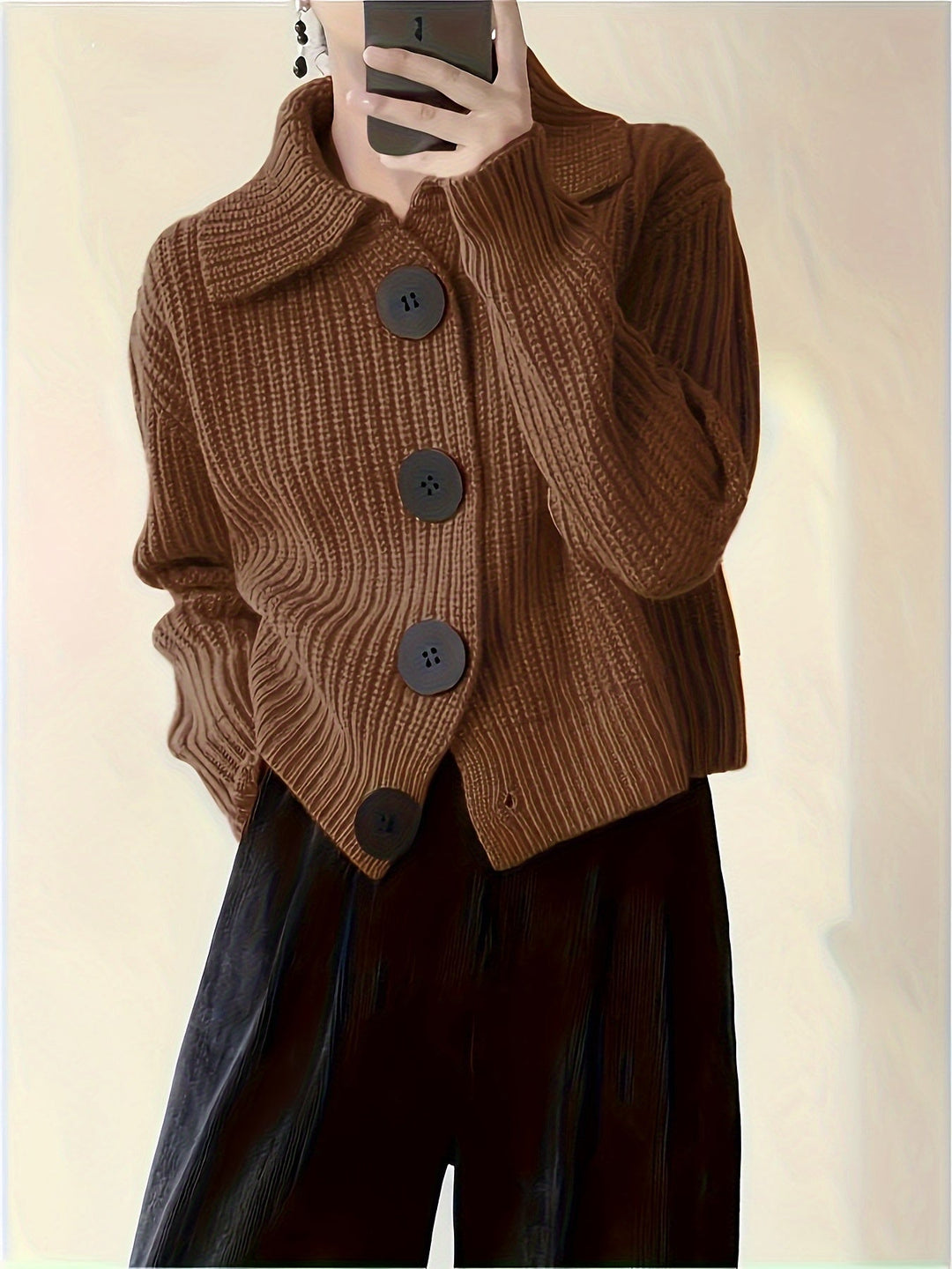 Amy - Maglione Casual a Maniche Lunghe