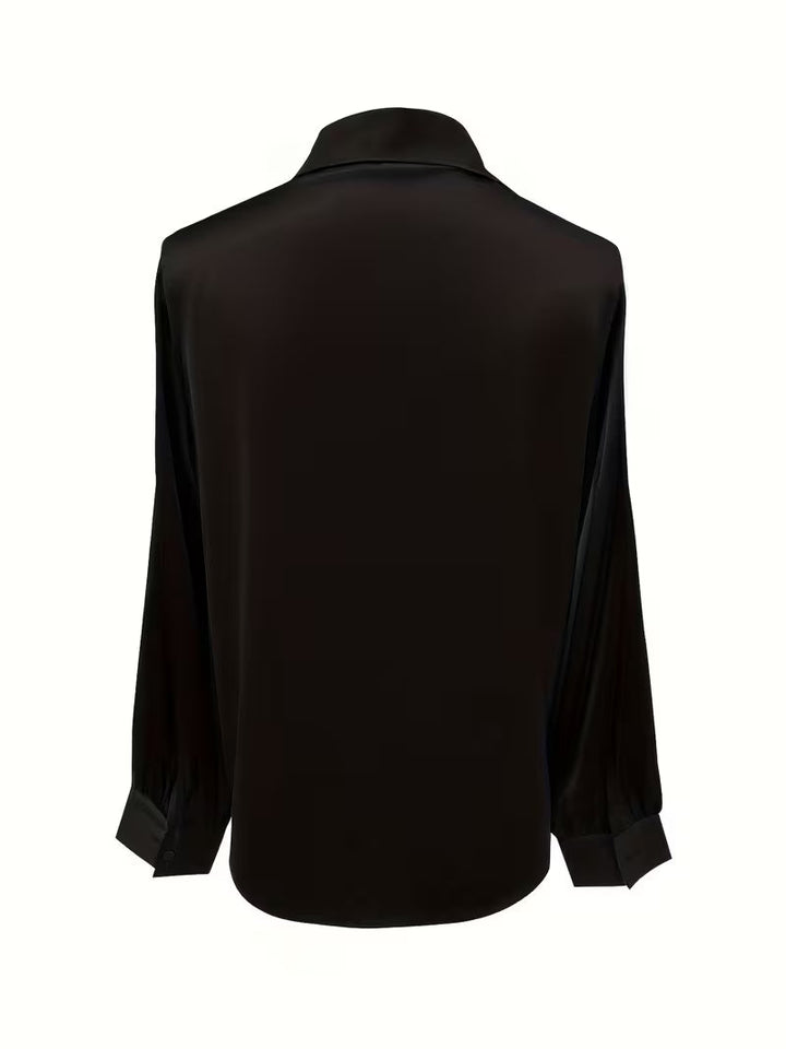 Leylah - Elegante Camicetta a Maniche Lunghe