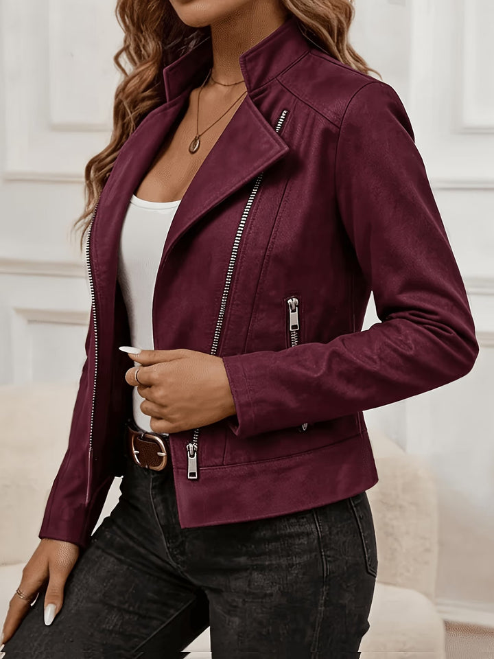 Amina - Long Sleeve Zip-Up Jacket
