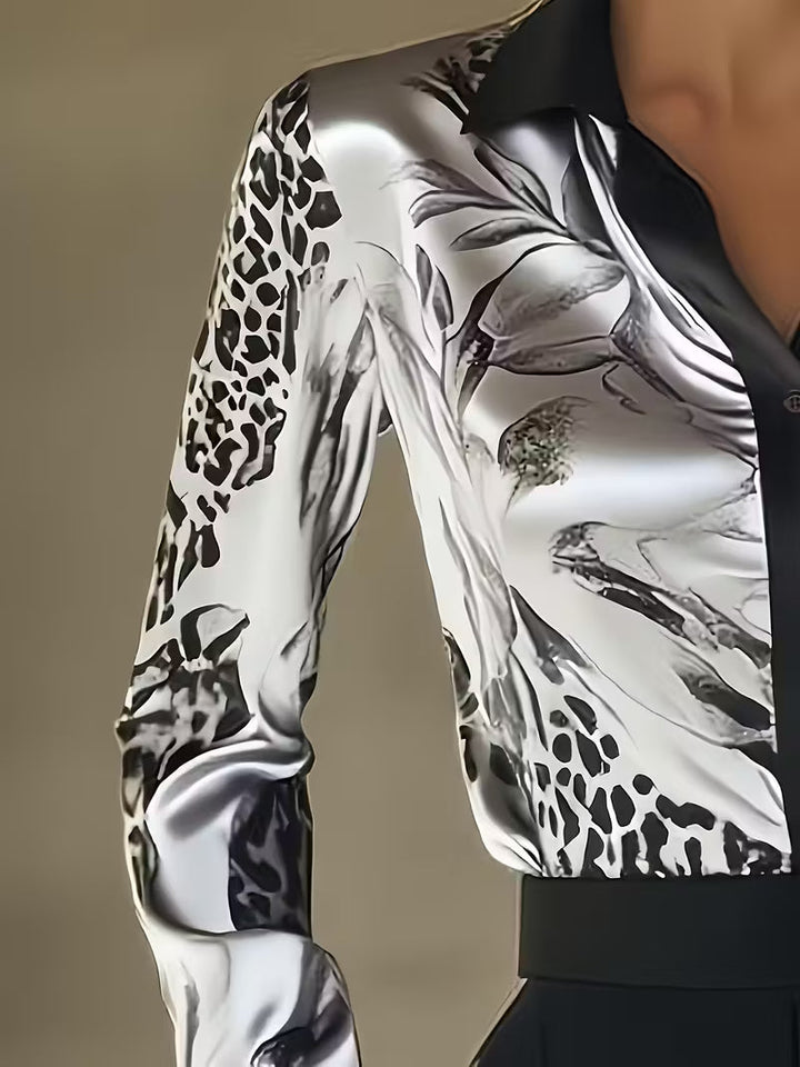 Nephthys - Camicia a Maniche lunghe con Bottoni