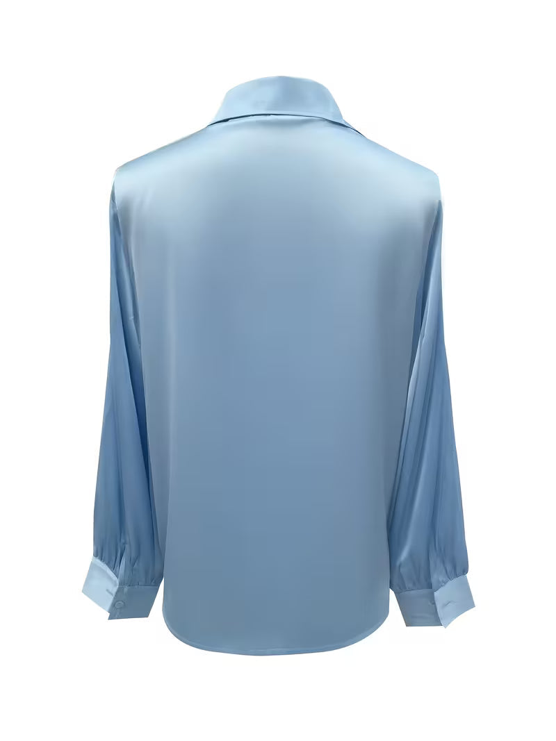 Leylah - Elegante Camicetta a Maniche Lunghe