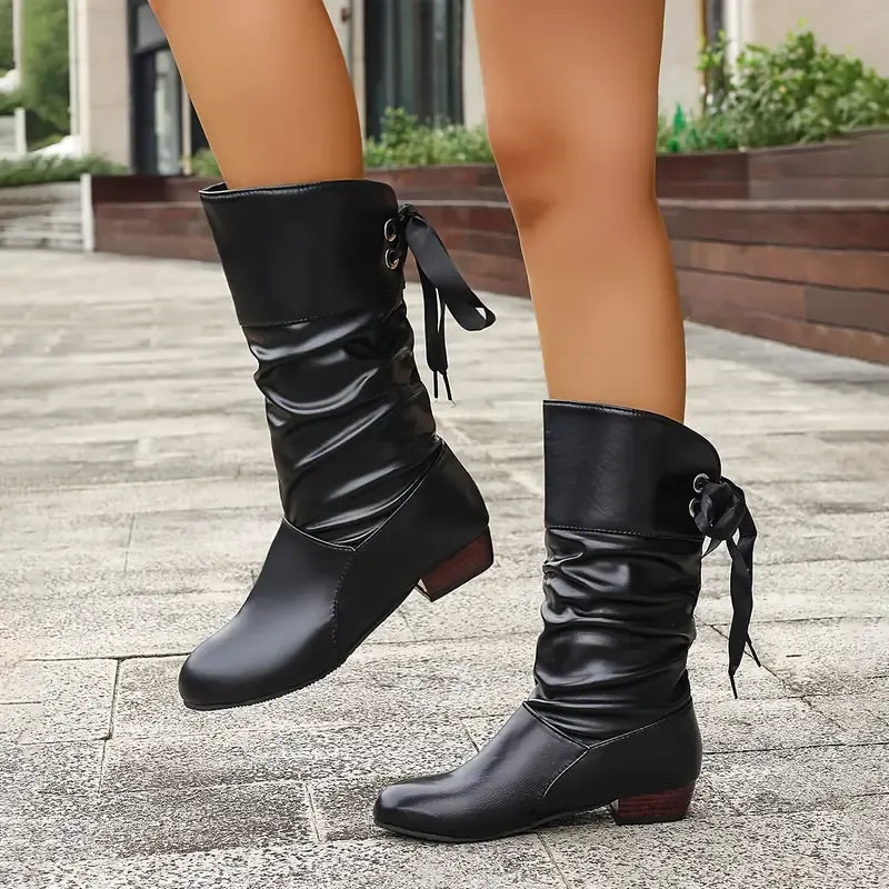 Anyssa - Stivaletto Elegante Con Lacci
