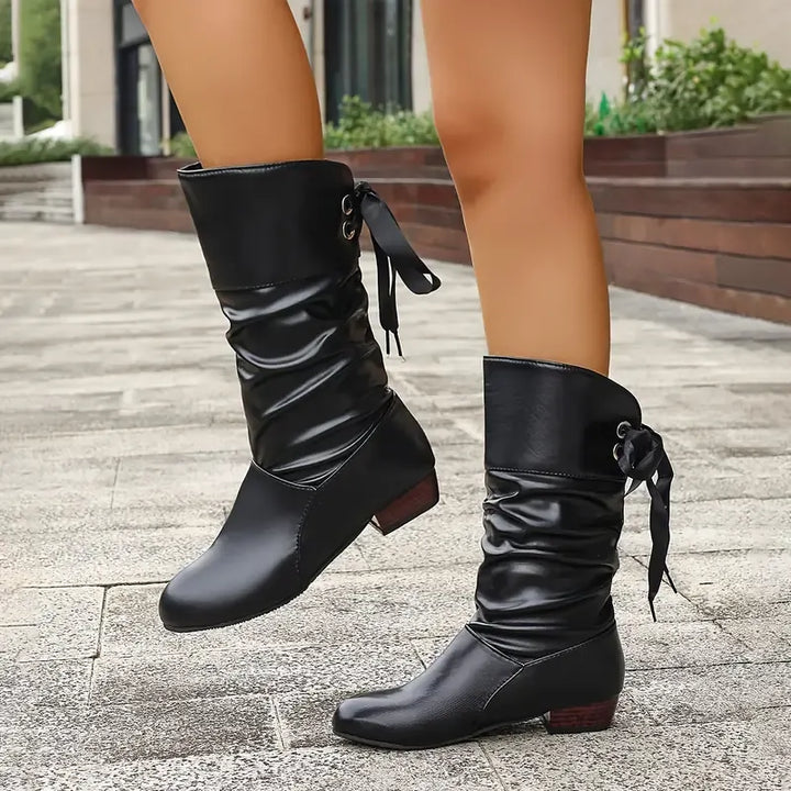 Anyssa - Stivaletto Elegante Con Lacci