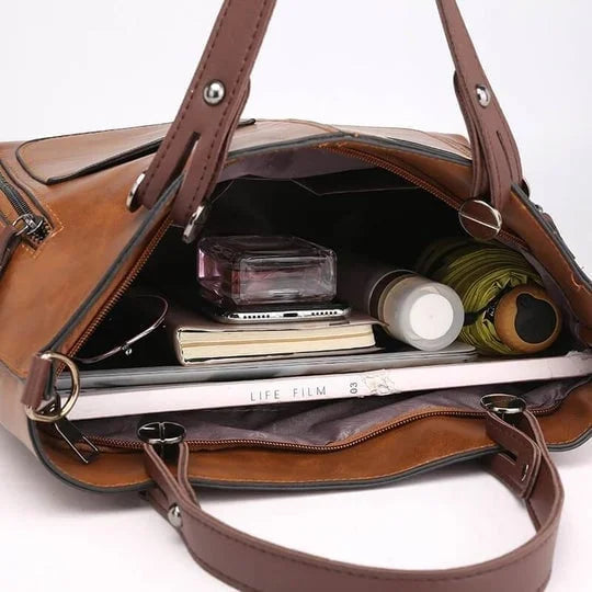 Britney - Elegante Borsa A Tracolla In Pelle