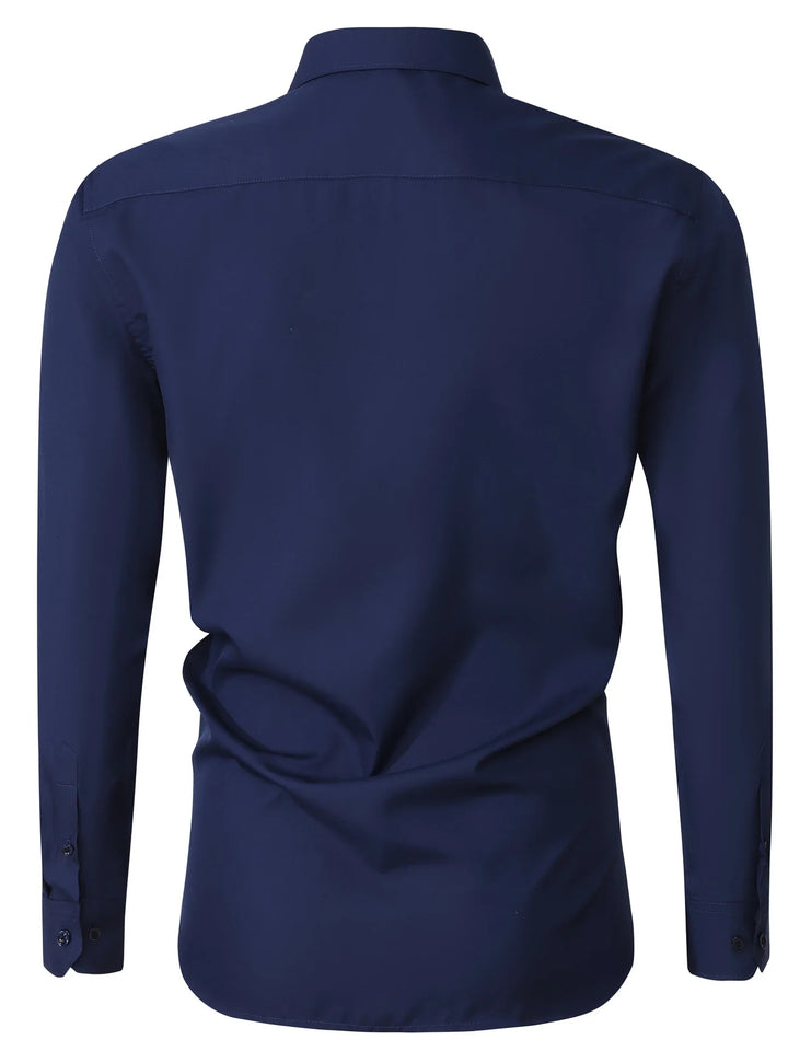 Byron - Elegante Camicia a Maniche Lunghe Con Bottoni
