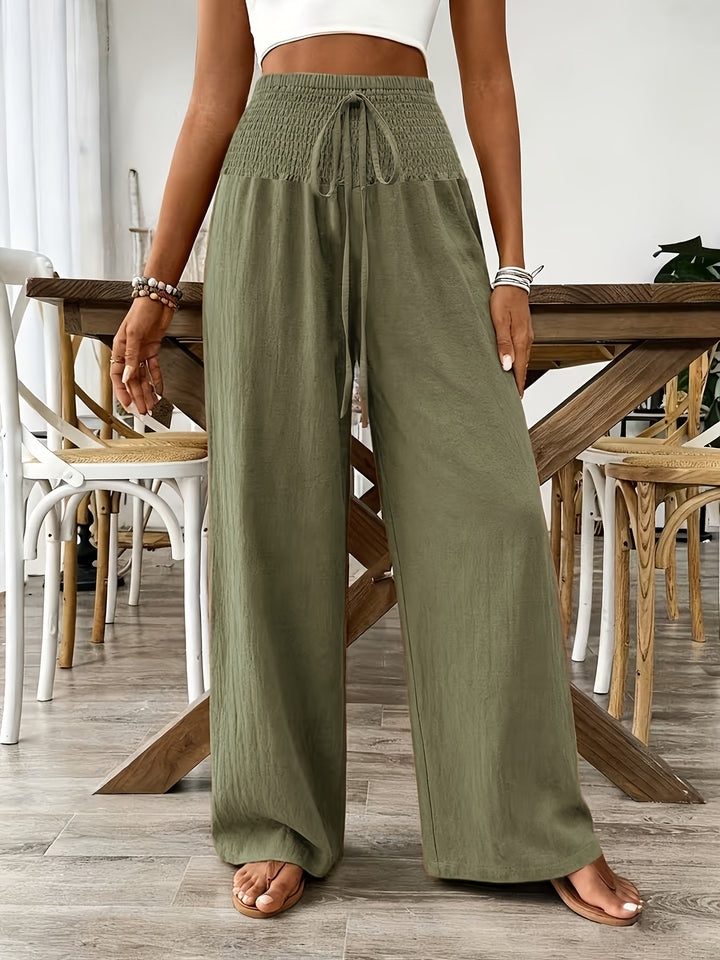 Rebeki - Pantaloni Lunghi in Cotone Traspirante