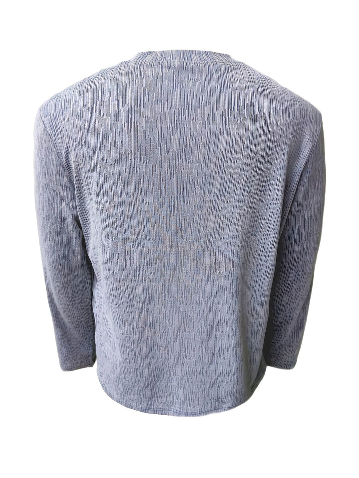 Usher - Maglietta Vestibilità Sottile Maniche Lunghe Con Scollo V