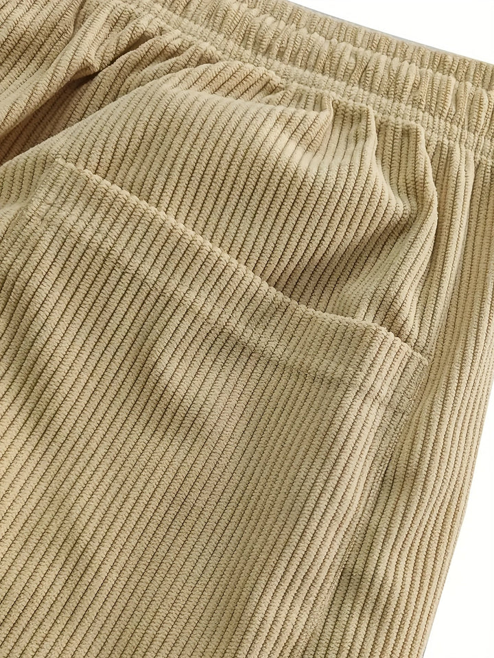Asher - Pantaloni Gamba Dritta Con Coulisse Vita