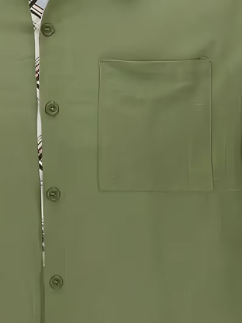 Kolby - Camicia a Quadri Patchwork Con Tasca